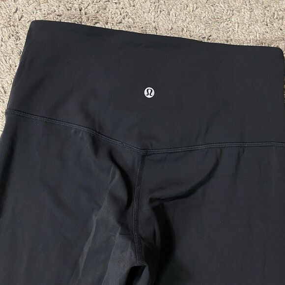 Lululemon Size 8 Align High Rise Mini Flared Pant 28" Black - Picture 4 of 7